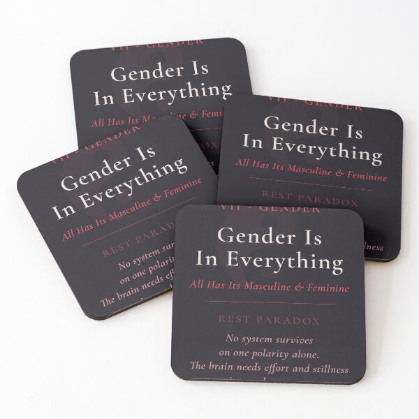 Item preview, Hermetic Law of Gender, Universal Law, Gender Is In Everything Print designed and sold by ObsidianHarbor.