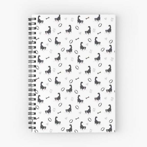 Item preview, Minimalist Flat Design Border Collie Dog Pattern designed and sold by svitlaarty.