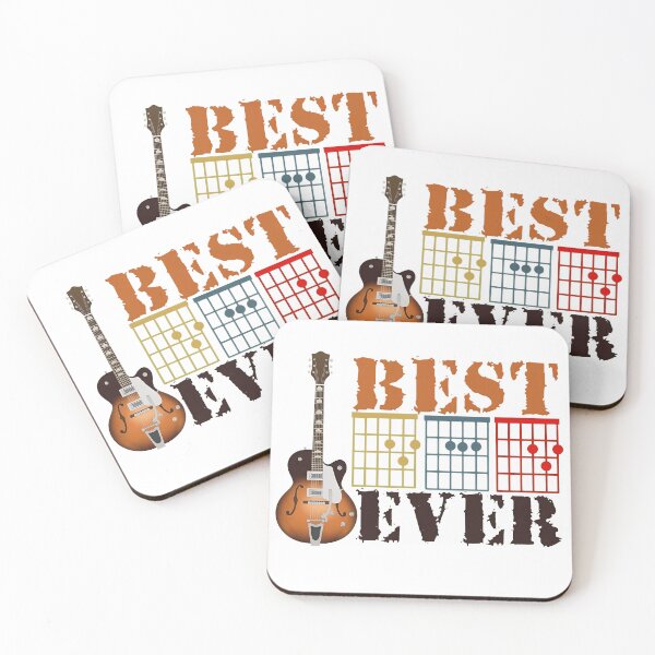 Item preview, Vintage Guitarist Best Dad Ever Guitar Dad Chord Men Gift designed and sold by Dmo3HarkoArt.