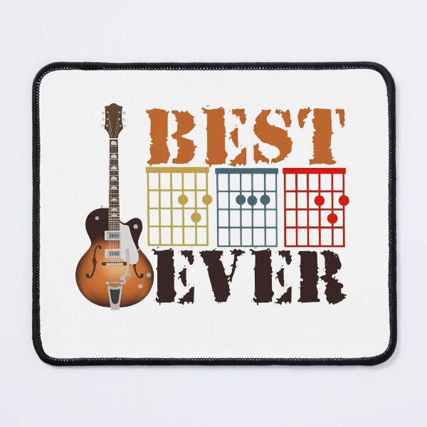 Item preview, Vintage Guitarist Best Dad Ever Guitar Dad Chord Men Gift designed and sold by Dmo3HarkoArt.