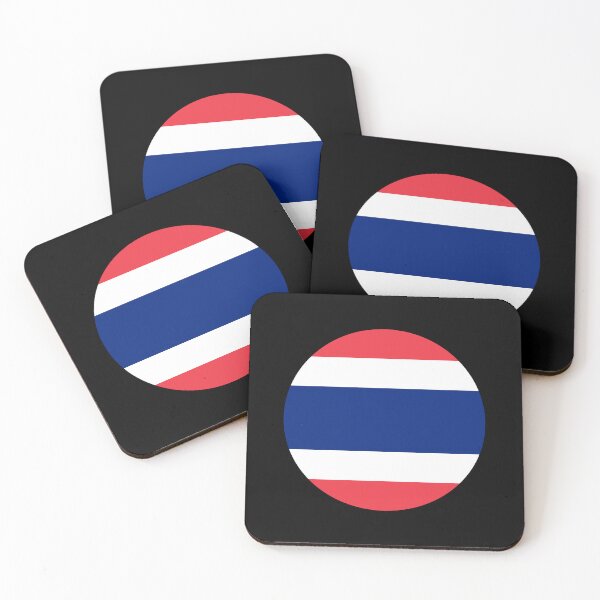 Item preview, Bandera circular de Tailandia designed and sold by shitpostee.
