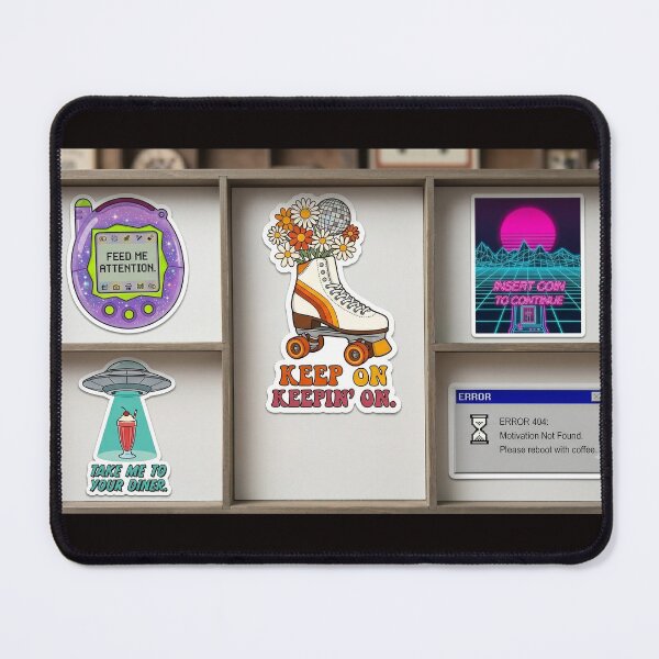 Item preview, Retro Translucent Purple Digital Pet Sticker designed and sold by mixed art place 0.