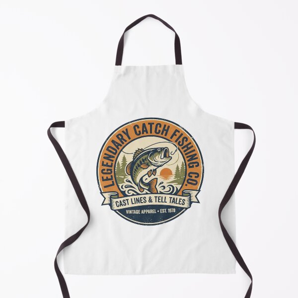 Item preview, Legendary Catch Fishing Co Vintage Fishing Badge designed and sold by LikeDrop.