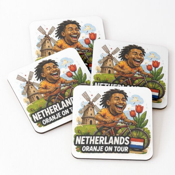 Item preview, Funny Netherlands Soccer Supporter Sticker designed and sold by Pixanova.