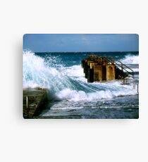 Stormy seas Canvas Print