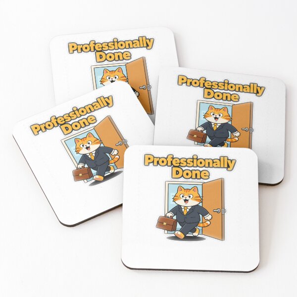 Item preview, Professionally Done Funny Office Cat Leaving Work Design | Workday Complete Humor designed and sold by KP Creative Co.