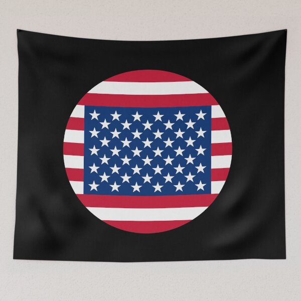 Item preview, United States Circle Flag designed and sold by shitpostee.