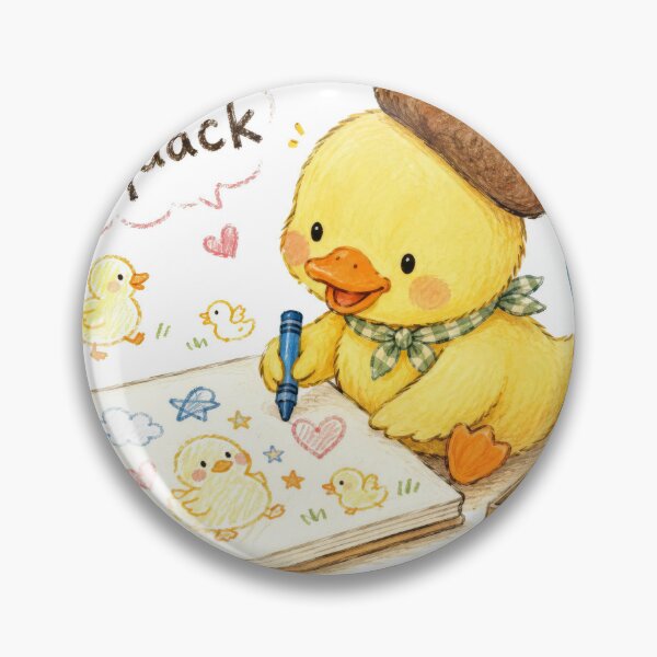 Item preview, Hand-Drawn Quack Artist Duck designed and sold by konkapo00.