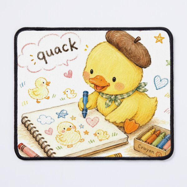 Item preview, Hand-Drawn Quack Artist Duck designed and sold by konkapo00.