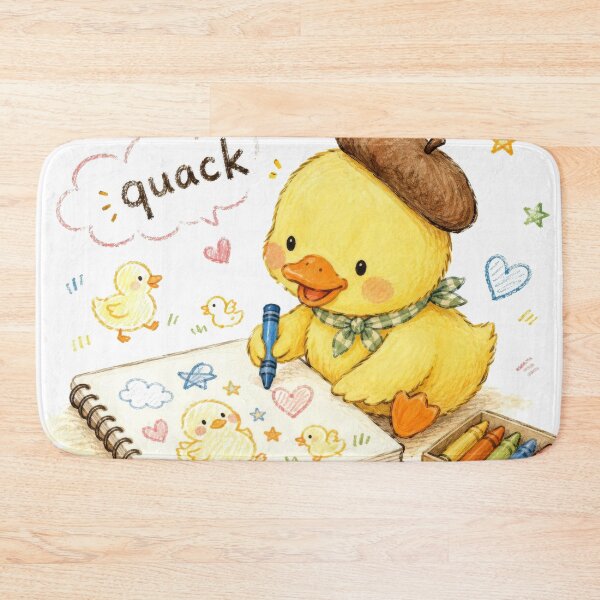 Item preview, Hand-Drawn Quack Artist Duck designed and sold by konkapo00.
