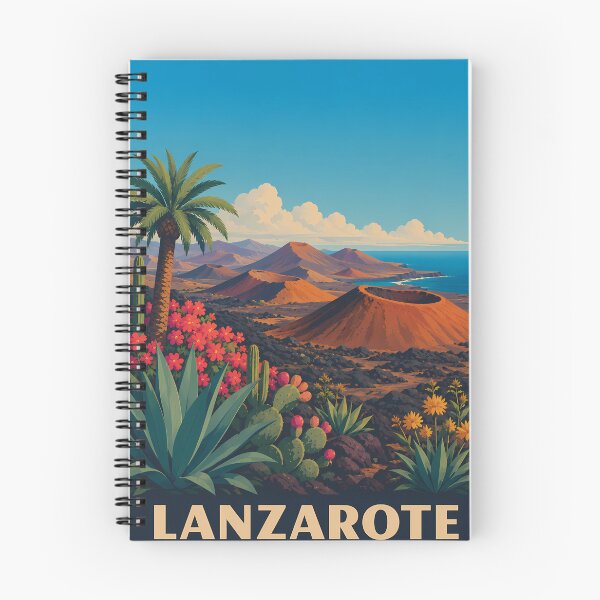 Item preview, Lanzarote Volcano Travel Poster designed and sold by MavtM.
