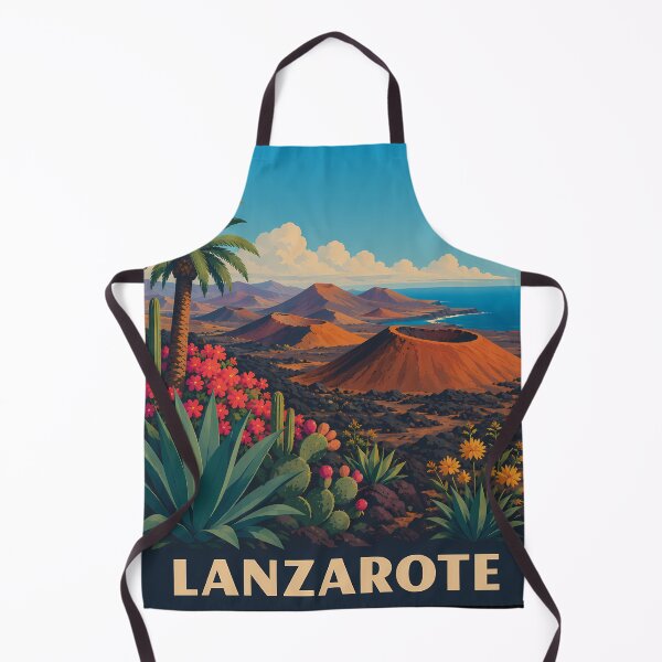 Item preview, Lanzarote Volcano Travel Poster designed and sold by MavtM.