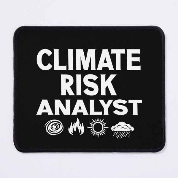 Item preview, Climate risk analyst forecasting the future design designed and sold by Colorfulman.