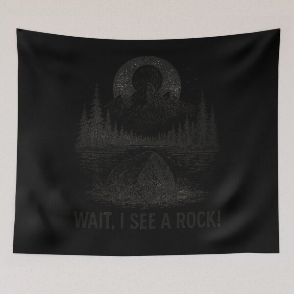 Item preview, Wait I See A Rock designed and sold by SiarheiYur.
