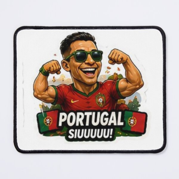 Item preview, Funny Portugal Soccer Supporter Sticker designed and sold by Pixanova.