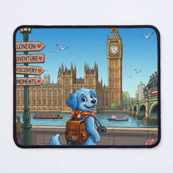 Item preview, Blue Dog in London designed and sold by pensational.
