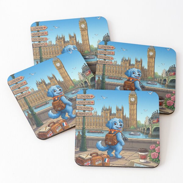 Item preview, Blue Dog in London designed and sold by pensational.