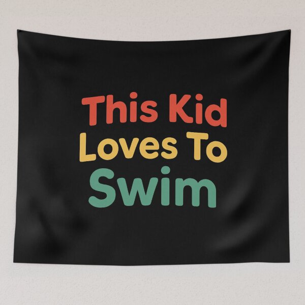 Item preview, This Kid Loves To Swim designed and sold by SiarheiYur.
