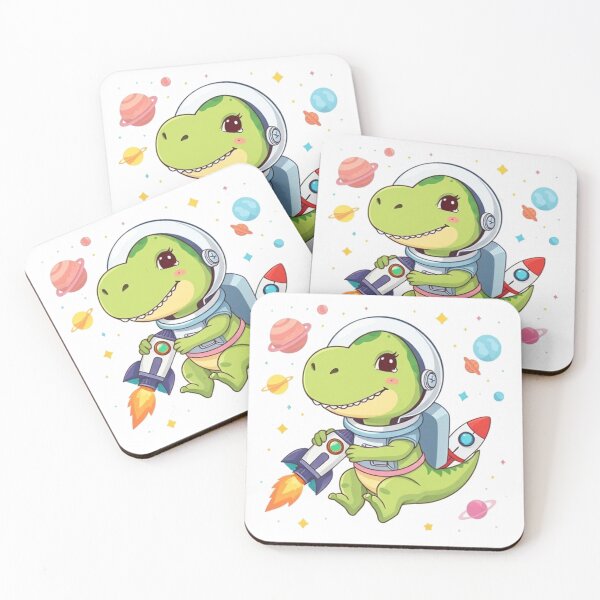 Item preview, ? Astronaut Dinosaur – Cute Space Kids T-Shirt Design designed and sold by SunnyDesign82.