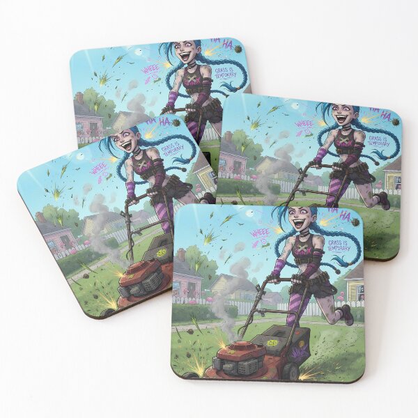 Item preview, Jinx Mows the Lawn designed and sold by Tricky-Woo.