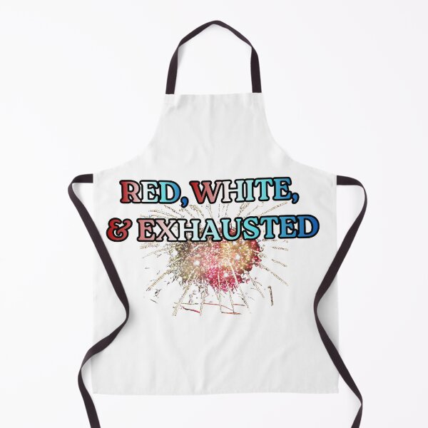 Item preview, Red, White, & Exhausted — 4th of July Fireworks designed and sold by Feral Vibes.