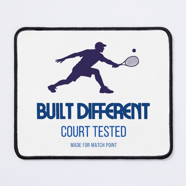 Item preview, Built different (Tennis) designed and sold by RunningWhiskers.