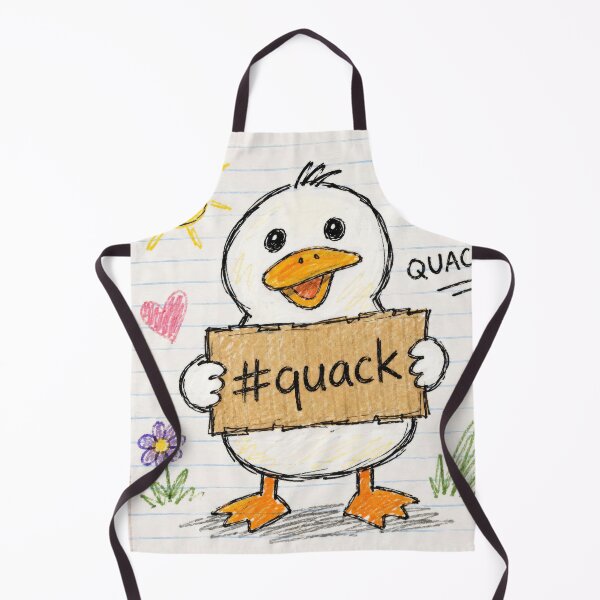 Item preview, #quack Funny Badly Drawn Duck Doodle designed and sold by konkapo00.