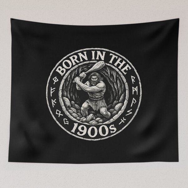 Item preview, Born In The 1900s Badge designed and sold by SiarheiYur.