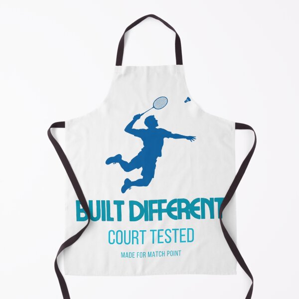 Item preview, Built different (Badminton) designed and sold by RunningWhiskers.