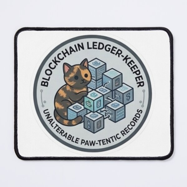 Item preview, Funny Programmer Gift Blockchain Cat Developer Humor Shirt designed and sold by Dev Mode.