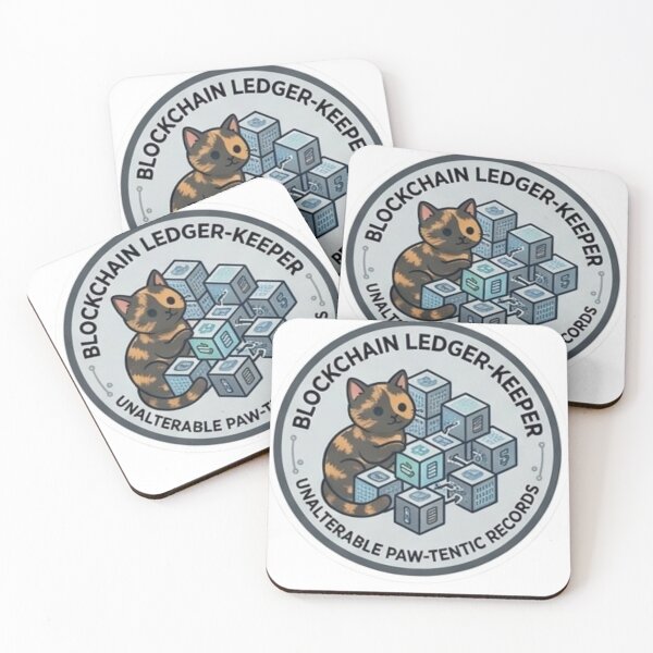 Item preview, Funny Programmer Gift Blockchain Cat Developer Humor Shirt designed and sold by Dev Mode.