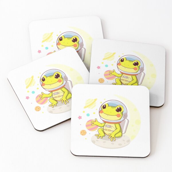 Item preview, ? Astronaut Frog – Cute Space Kids T-Shirt Design designed and sold by SunnyDesign82.