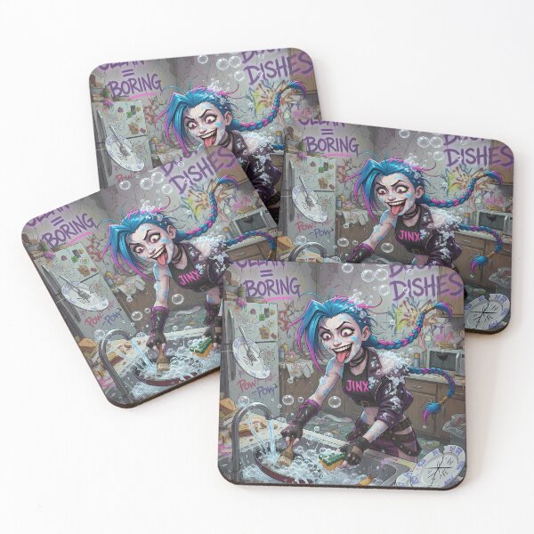 Item preview, Jinx Does the Dishes designed and sold by Tricky-Woo.