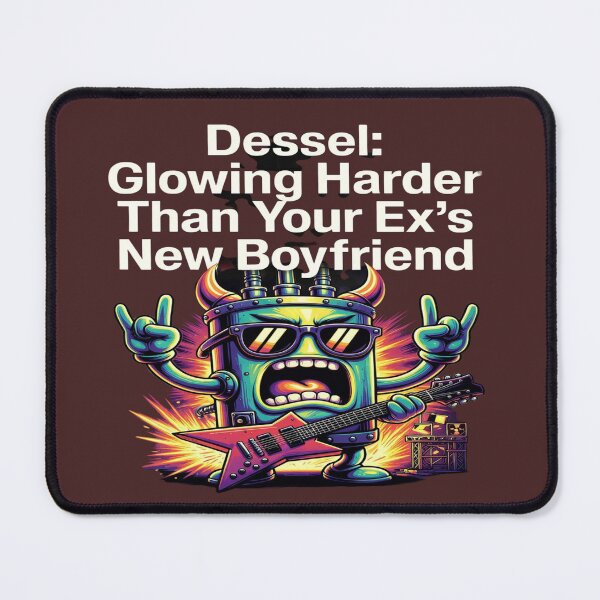 Item preview, Dessel: Glowing Harder Than Your Ex’s New Boyfriend | Funny Belgium Nuclear Metal T-Shirt Design designed and sold by Sushikidsntoddlers.