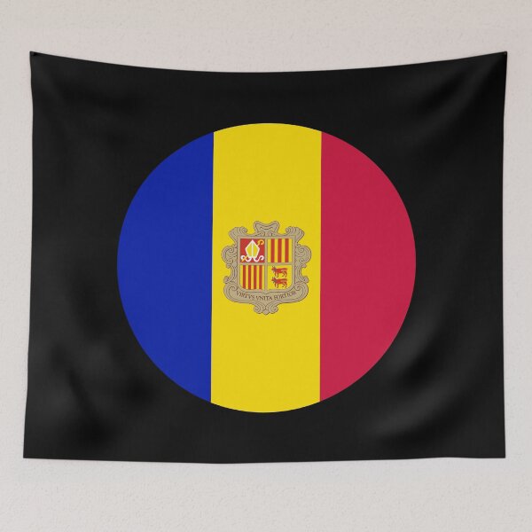 Item preview, Andorra Circle Flag AD designed and sold by shitpostee.