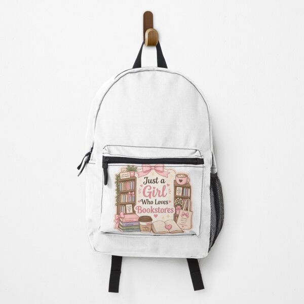 Item preview, Just a Girl Who Loves Bookstores Sticker designed and sold by Stylestickers55.