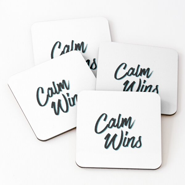 Item preview, Calm Wins designed and sold by RunningWhiskers.