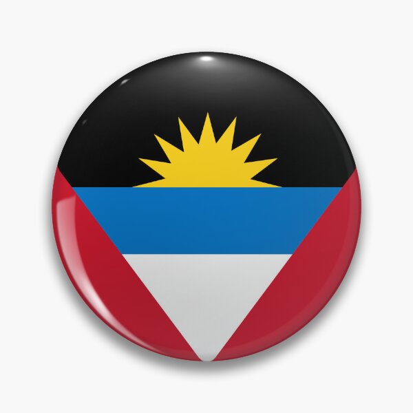 Item preview, Antigua And Barbuda Circle Flag AG designed and sold by shitpostee.