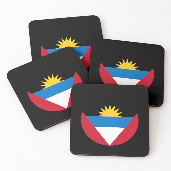 Item preview, Antigua And Barbuda Circle Flag AG designed and sold by shitpostee.