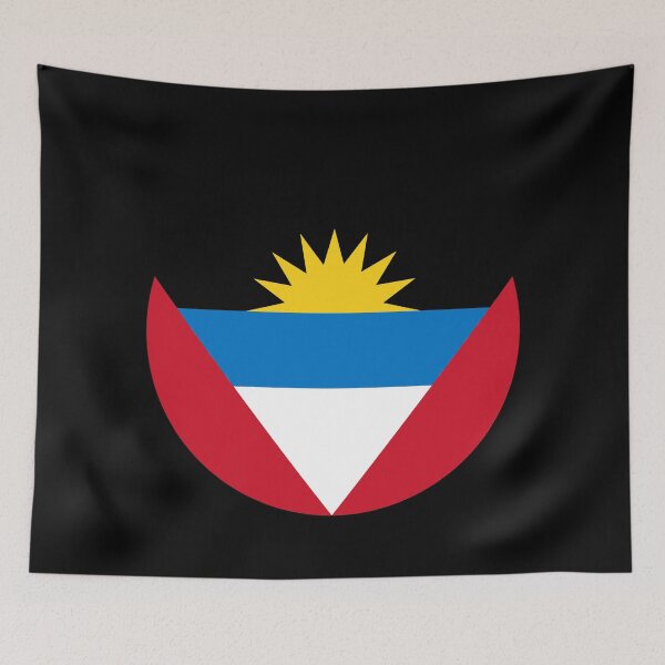Item preview, Antigua And Barbuda Circle Flag AG designed and sold by shitpostee.