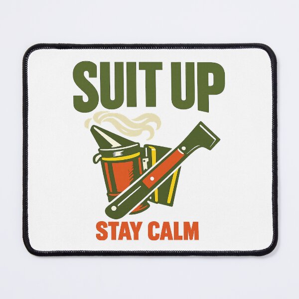 Item preview, Beekeeping Suit Up Stay calm Smokers and designed and sold by pirminio.