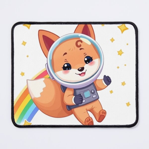 Item preview, ? Astronaut Fox – Cute Space Kids T-Shirt Design designed and sold by SunnyDesign82.