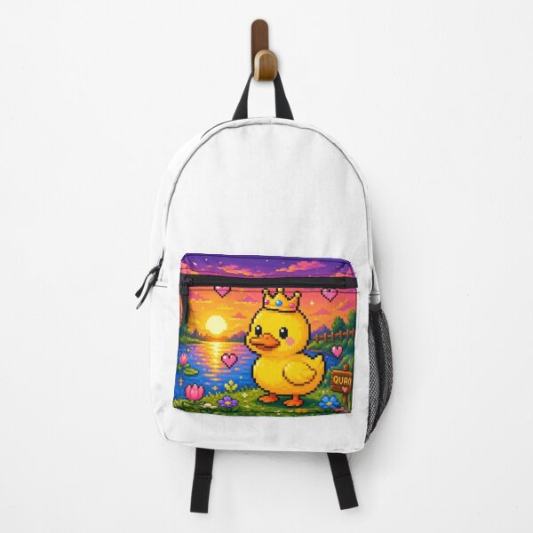 Item preview, Royal Pixel Duck by the Sunset Pond designed and sold by konkapo00.