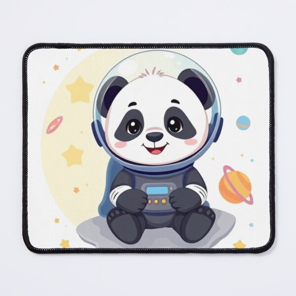 Item preview, ? Astronaut Panda – Cute Space Kids T-Shirt Design designed and sold by SunnyDesign82.