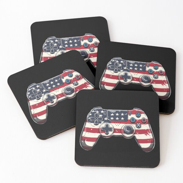 Item preview, American Flag Gamer 4th of July Video Games USA Patriotic designed and sold by smartrocket.