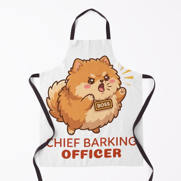 Item preview, Pomeranian Chief Barking Officer designed and sold by GlitchedTees.