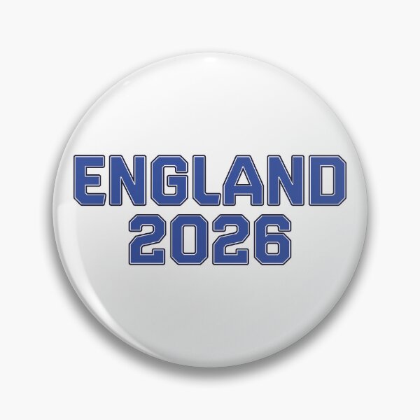 Item preview, England 2026 World Cup (Blue with White & Navy Outline) designed and sold by STUDIO-72.