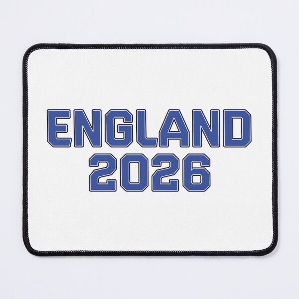 Item preview, England 2026 World Cup (Blue with White & Navy Outline) designed and sold by STUDIO-72.