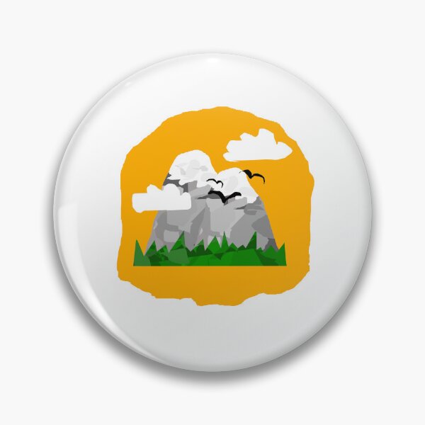 Item preview, Mountains on the orange background designed and sold by Dniprianka.