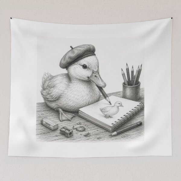 Item preview, Quack the Little Pencil Artist designed and sold by konkapo00.